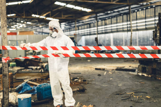 Professional Biohazard technician working in Arcadia, CA